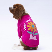 Pawstar Pembe Lahti Kedi Köpek Sweat- Kedi Köpek Kıyafeti