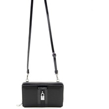 Silver & Polo Siyah - Rugan Siyah Sp1138 Kadın Cüzdan & Kartlık