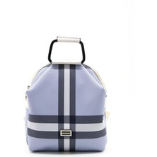 Silver & Polo Mavi - Kemik SP771 Kadın Sırt Çantası