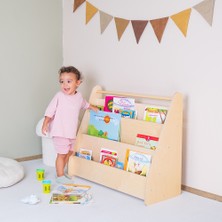 Orfis Kids Montessori Taşınabilir Kitaplık H:70 cm