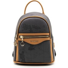 Silver & Polo Siyah - A.taba SP983 Kadın Sırt Çantası