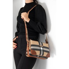 Silver & Polo Bej - Taba SP784 Kadın Çapraz Çanta