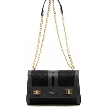 Silver & Polo Siyah - Siyah SP1139 Kadın Çapraz Çanta