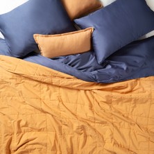 Zsa Zsa Zsu Solıd Kapitoneli Tek Kişilik  Pamuk Yatak Örtüsü 160  x  220  cm  Tarçın