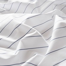 Zsa Zsa Zsu Brıto Beyaz - Lacıvert Pamuk Nevresim Seti