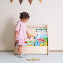 Orfis Kids Montessori Taşınabilir Kitaplık H:60 cm