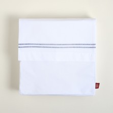 Zsa Zsa Zsu Brıto Nakışlı 200 Tc Percale  Pamuk Nevresim Seti 240 x 220  cm  Beyaz