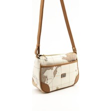 Silver & Polo Bej - A.taba SP1060 Kadın Çapraz Çanta