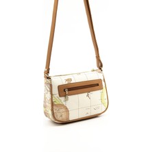 Silver & Polo Bej - A.taba SP1060 Kadın Çapraz Çanta