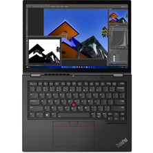 Lenovo Nb L13 2in1 G5 Ultra 7 165U 32GB 512GB SSD 13.3" Touch Freedos Taşınabilir Bilgisayar