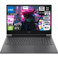 Hp Victus 16-R0071NT I7-13700H 48 GB 256 Gbssd 8 GB RTX4070 144Hz 16.1" Fhd Freedos 8V898EA Bt5 Taşınabilir Bilgisayar