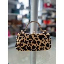 Eva Samli Boutique Abiye Çanta Leopar