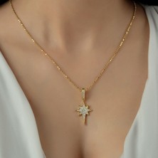 Usho Jewelry Usho 925 Ayar Gümüş Kuzey Yıldızı Kolye