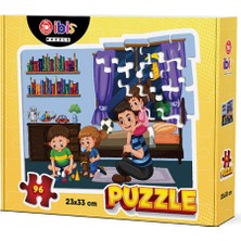 Kelebek Oyuncak Aile Etkinliği 96 Parça Puzzle