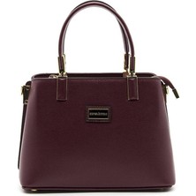 Silver & Polo Bordo - Bordo SP987 Kadın El Çantası