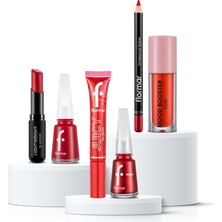 Flormar Mission Red 6'lı Kırmızı Makyaj Seti