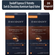 Davidoff Espresso 57 Ristretto Dark & Chocolatey Kapsül Kahve x 2 Adet