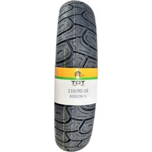 110/90-16 Tl (Tubeless - Dubleks) Motosiklet Lastiği RİDEON1A