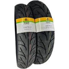 TDT Tyres Honda Cbr 250 Lastik Takım 140/70-17 ve 110/70-17 Tl (Tubeless - Dubleks) Rangerset