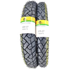 Darson Tyres Cup Geniş Tip Lastik 300-17 ve 275-17 Tl (Tubeless - Dubleks) Rebelhulk