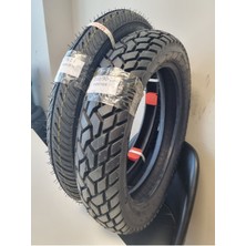 Maruti Tyres Set 2.75-18 Power Zp(Tl) ve 110/90-16 Panther(Tl) Ön/arka Takım Pantherpowerset1