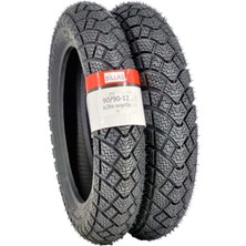 Billas Tvs Jüpiter 110/ 125 Kışlık Lastik Takımı 90/90-12 Dubleks (Tl)(Tubeless) BL200A5