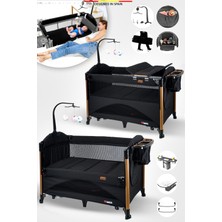 Baby Home 620 Lora-Co 70X110 Bebek Oyun Parkı Yatak Anne Yanı Beşik