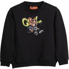 Bad Bear Javed Yeşil Çocuk Baskılı Sweatshirt