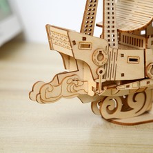 First Dıy El Yapımı Ahşap Okyanus Yelken Modeli (Yurt Dışından)