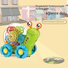 First Çocuk Elektrikli Dişli Ses ve Işık Projeksiyon Salyangozu (Yurt Dışından)