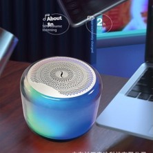 First Taşınabilir Çok Fonksiyonlu Yüksek Kaliteli Küçük Çelik Top Subwoofer Bluetooth Hoparlör (Yurt Dışından)