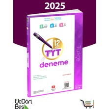 ÜçDörtBeş Yayınları 345 - 2025 Model TYT 12’li Türkçe Deneme