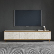 İnarch Dizayn Imaj Tv Ünitesi, Tvsehpası Traverten/gold