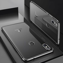 Cepustik Telefon Aksesuarları Xiaomi Redmi Note 5 Pro Kılıf Dört Köşeli Lazer Silikon Kılıf
