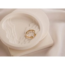 Safir Kuyumculuk Altın Çift Top Yüzük