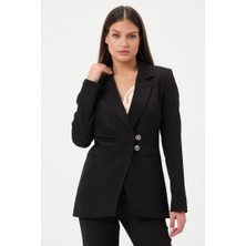 Dikiş Detaylı Blazer Ceket