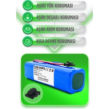 Global Batarya Dreame D9 Max Akıllı Robot Süpürge Bataryası 14.4V 5200mAh (Orijinal Kapasite)