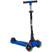 Winky Işıklı Teker Çocuk Scooter - Mavi