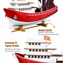 Ayhan Kotra Karadeniz Balıkçı, Ahşap Maket Gemi, Model Kotra, Yat Gemi ve Tekne Modeli, El Yapımı Ev, Ofis Hediye ve Aksesuar