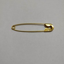 Hagiki (10 Adetli) 4,5cm Uzunluğunda No 3 Sarı Çengelli Iğne,gold Renkli Çatal Iğne,büyük Boy