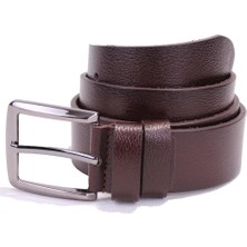 Dagoster DMK26-467DG Kahve 4 cm Hakiki Deri Erkek Kemer