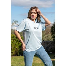 Baskılı Tişört Oversize / Geniş Kesim Unisex Model