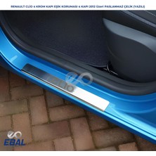 Ebal Oto Renault Clio 3 Hb Krom Kapı Eşiği 4 Kapı 2006-2012 Paslanmaz Çelik