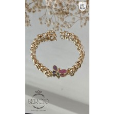 BerCio Store 925 Ayar Gümüş Sonsuzluk Enerjisi Kelebek Bileklik