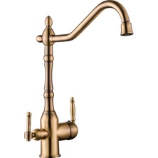 Arıtmalı Antik Rustik Mutfak Evye Bataryası