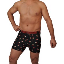 Tony Bruno 4'lü Erkek Preimum Desenli Boxer (Paket 1)