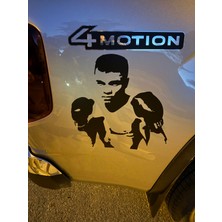 Ada Tasarım Ünlü Boksör Muhammed Ali Etiket Sticker Vinil Çıkartma