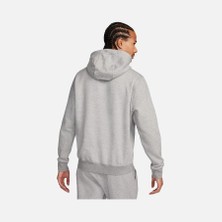 Nike Sportswear Club Fleece 'stacked Graphics' Pullover Hoodie Erkek Polarlı Kapüşonlu Sweatshirt FN2634