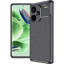 Prolysus Xiaomi Redmi Note 13 Pro Plus 5g Kılıf Kamera Korumalı Auto Focus Karbon Fiber Arka Kapak + Ekran Koruyucu