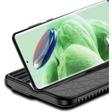 Prolysus Xiaomi Redmi Note 13 Pro Plus 5g Kılıf Kamera Korumalı Auto Focus Karbon Fiber Arka Kapak + Ekran Koruyucu